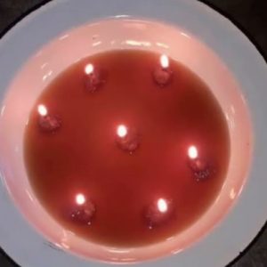 Asyet Blan/White Plate for Vodou Rituals, Offerings