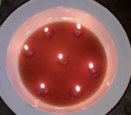 Asyet Blan/White Plate for Vodou Rituals, Offerings