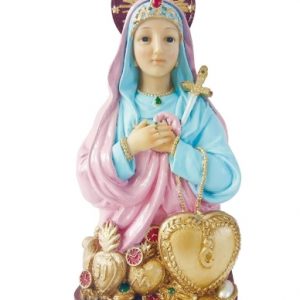Erzulie Freda/Santo Mater Dolorosa Statue Pink 11"