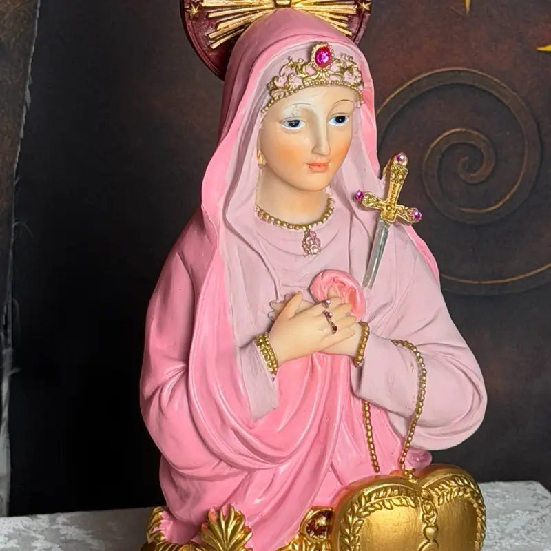Erzulie Freda/Our Lady of Sorrows Statue 11 Inches - Image 4