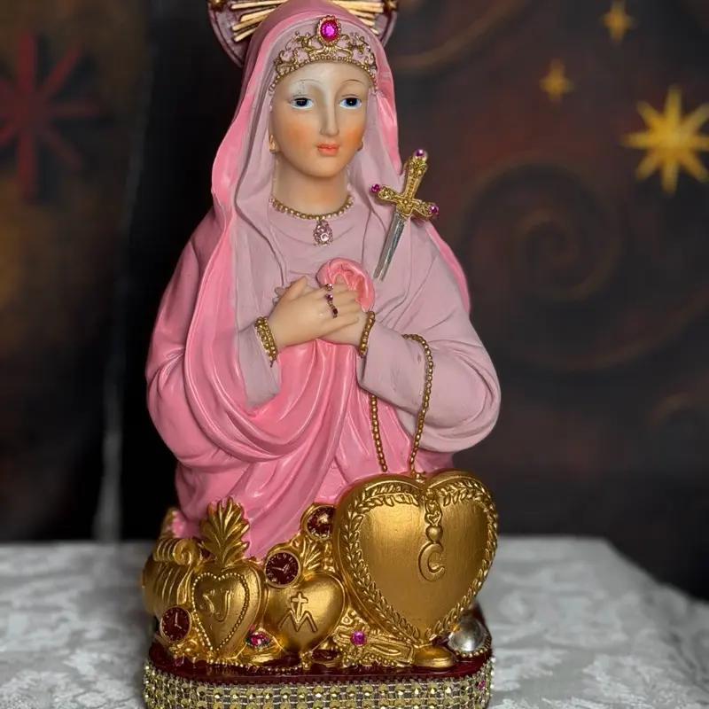 Erzulie Freda/Our Lady of Sorrows Statue 11 Inches - Image 5
